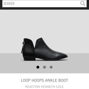 Kenneth Cole black booties